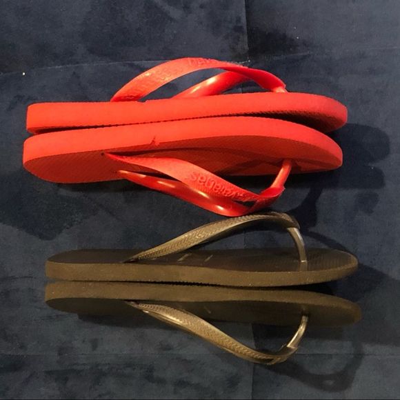 Havaianas 35-36, Girls’ 2 pairs & PB beach bag - Picture 7 of 8